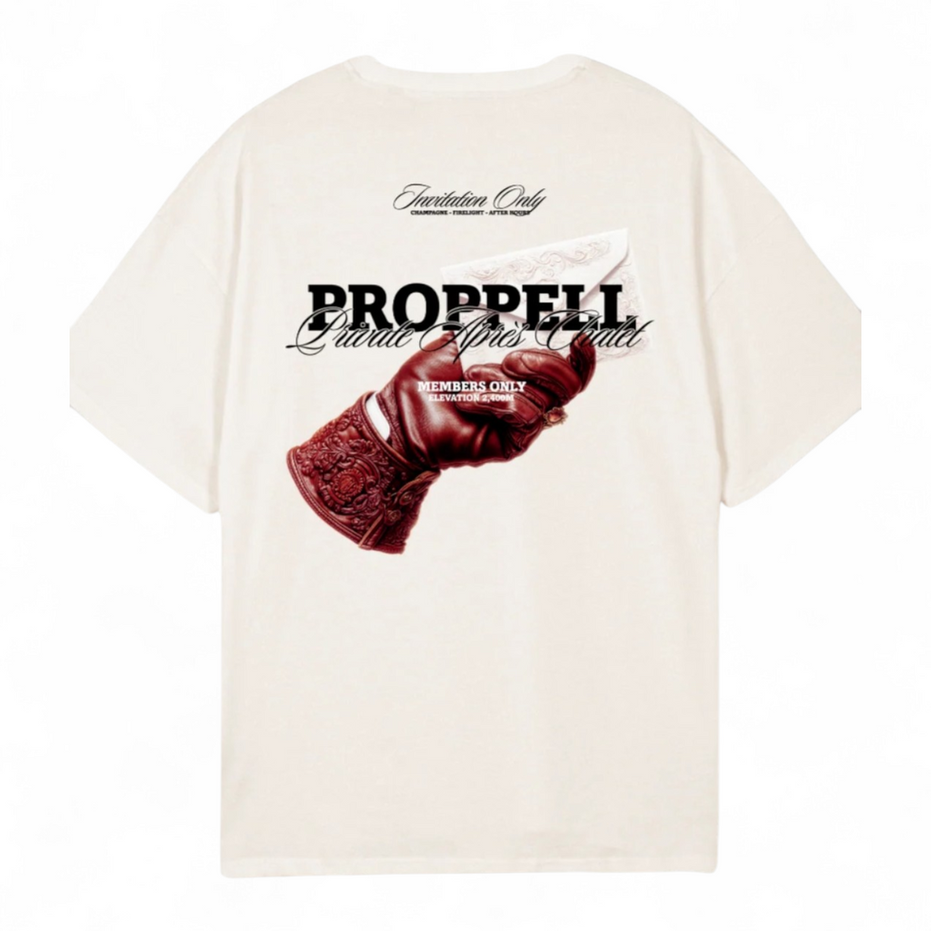 Invitation Only Oversized Tee in Ecru White