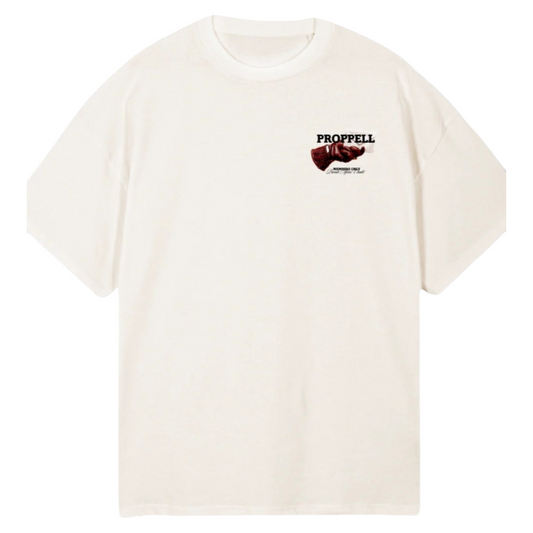 Invitation Only Oversized Tee in Ecru White