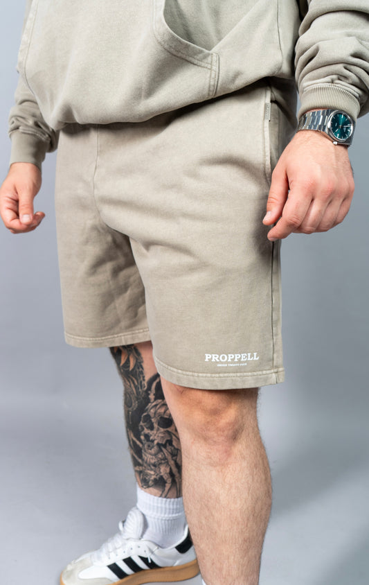 Relaxed Shorts in Vintage Stone