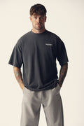 Signature 024 Oversized T-Shirt in Washed Black