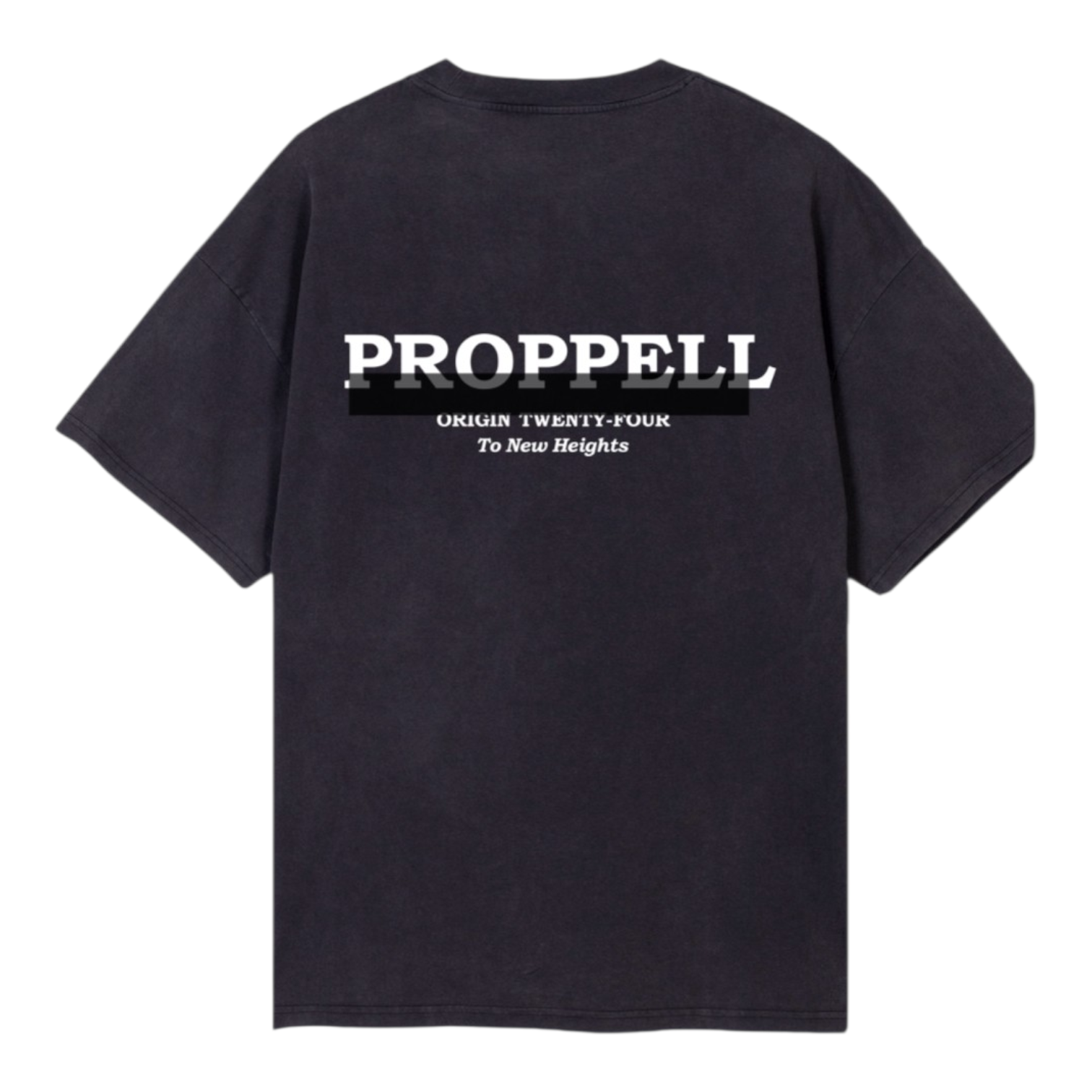 Signature 024 Oversized T-Shirt in Washed Black