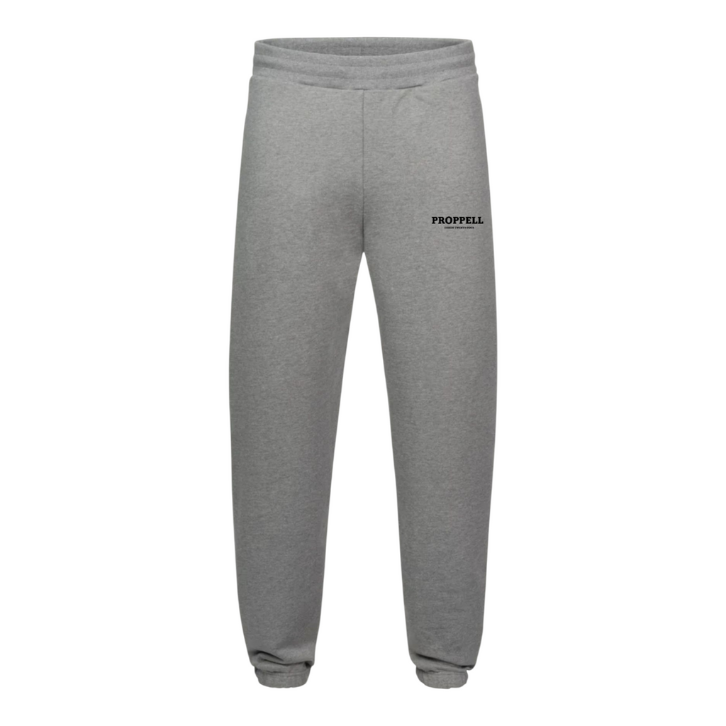 Relaxed Joggers in Marl Grey