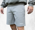 Relaxed Shorts in Marl Gray