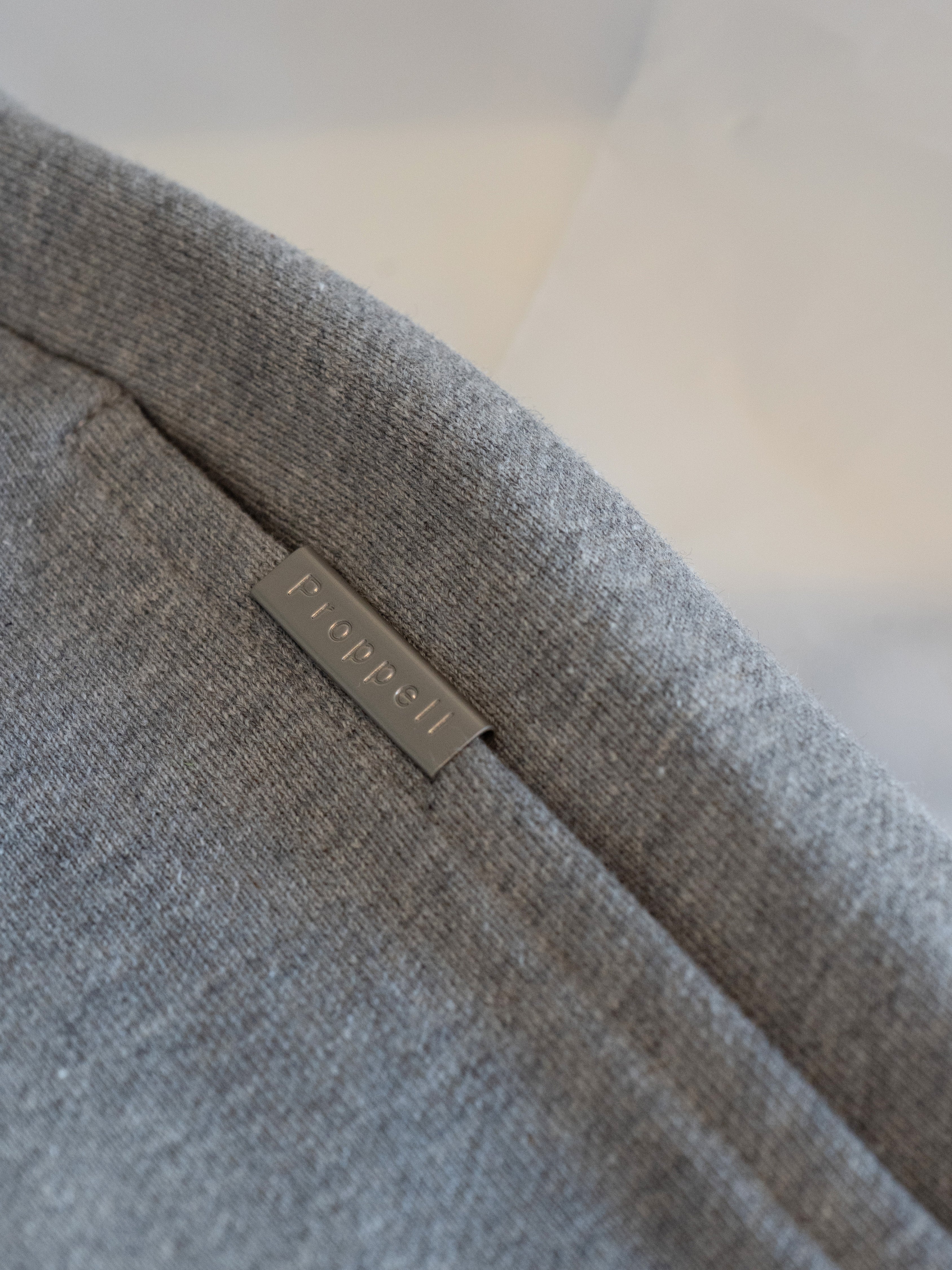 Relaxed Shorts in Marl Gray